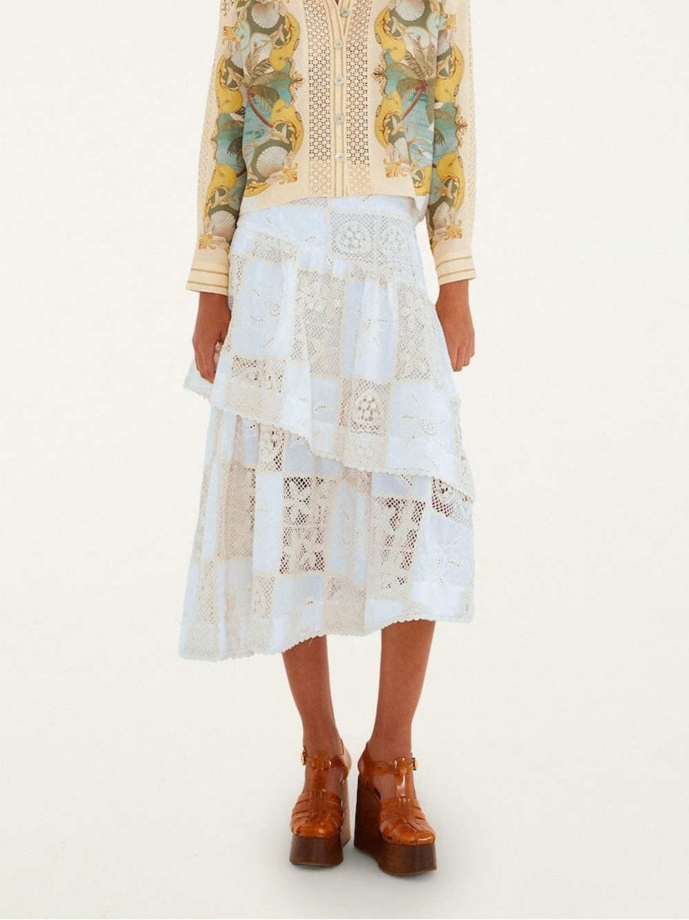 Farm Rio: TROPI OFF-WHITE SCARF
LAISE MAXI SKIRT